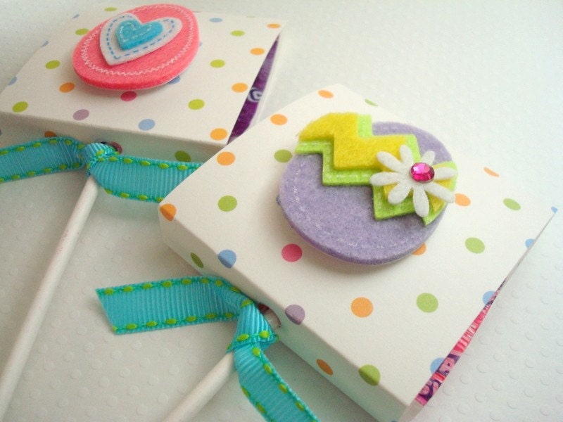 Easter Egg Lollipop Favors, Set of Ten Il_170x135