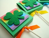 Shamrock and Rainbow Lollipop Party Favors, Set of Ten Il_170x135