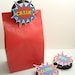 SuperHero Party Favor Bag Toppers, Set of Ten