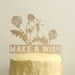 Make A Wish Birthday Cake Topper