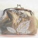 Clutch Purse French Black and White Clutch Purse evening coin paris