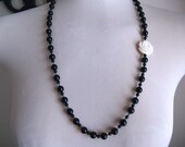 SALE, see shop annoucement. Black and white necklace or bracelet