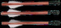 Bolts for the crossbow /  for tournament / with a steel tip  / 5 pcs