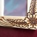 IN STOCK - Real Henna Two-Tone Flower Frame OOAK