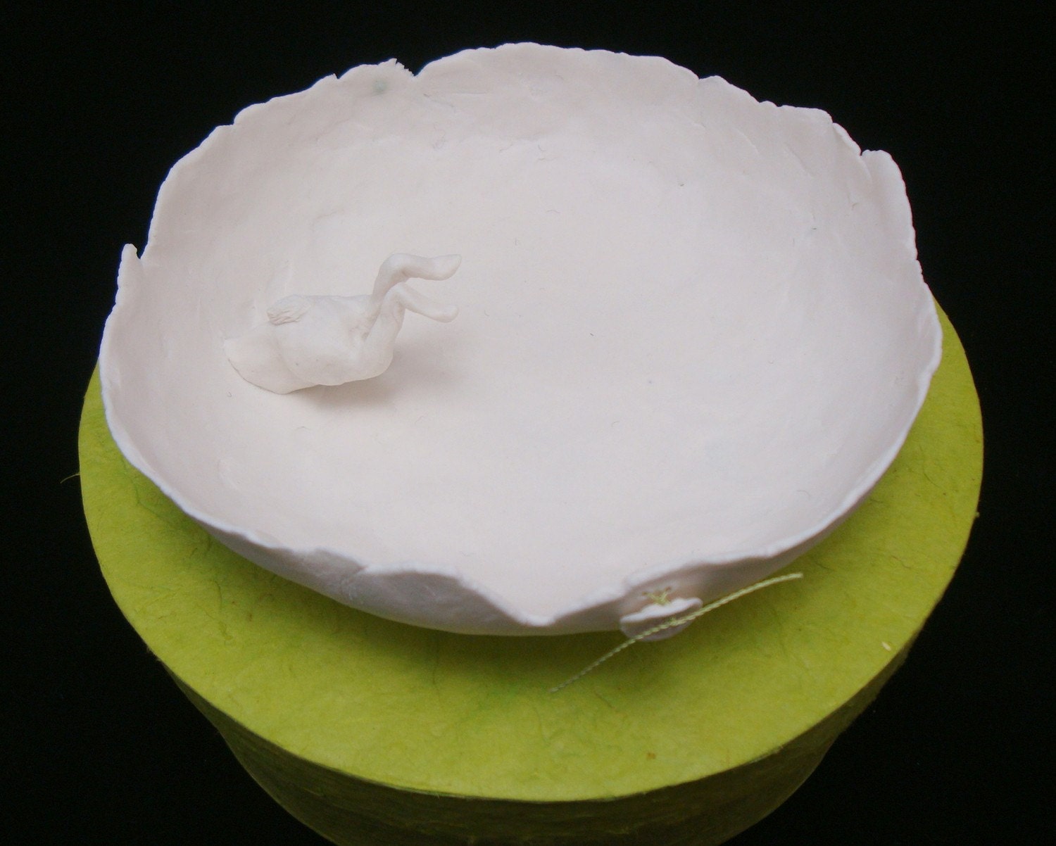 Down the Rabbit hole - porcelain story bowl in gift box