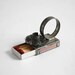 Vintage Tin Match and Candle Holder - Antique, Metal, Rustic