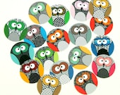 Stickers Envelope Seals Owls SES88