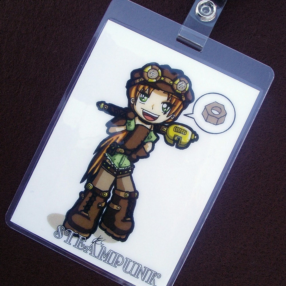 Steampunk Character Archetype Badge