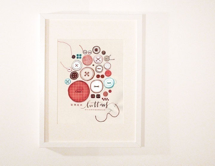 Buttons Print 8.5 x 11
