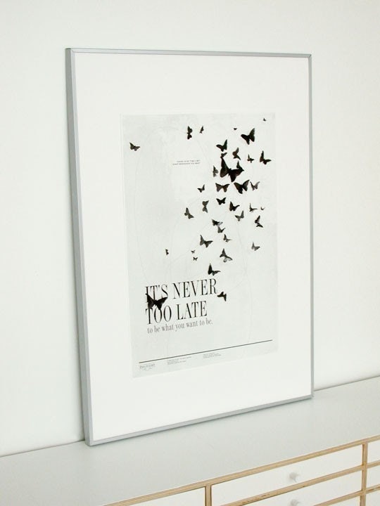 Never too late 8.5x11 -Pep Art- Collection