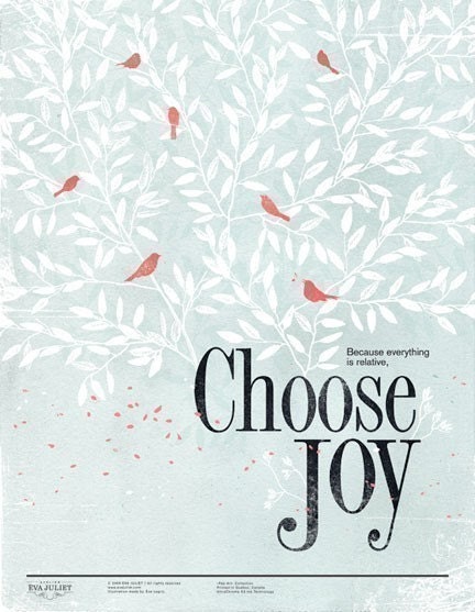 Choose Joy 13x19 -Pep Art- Collection