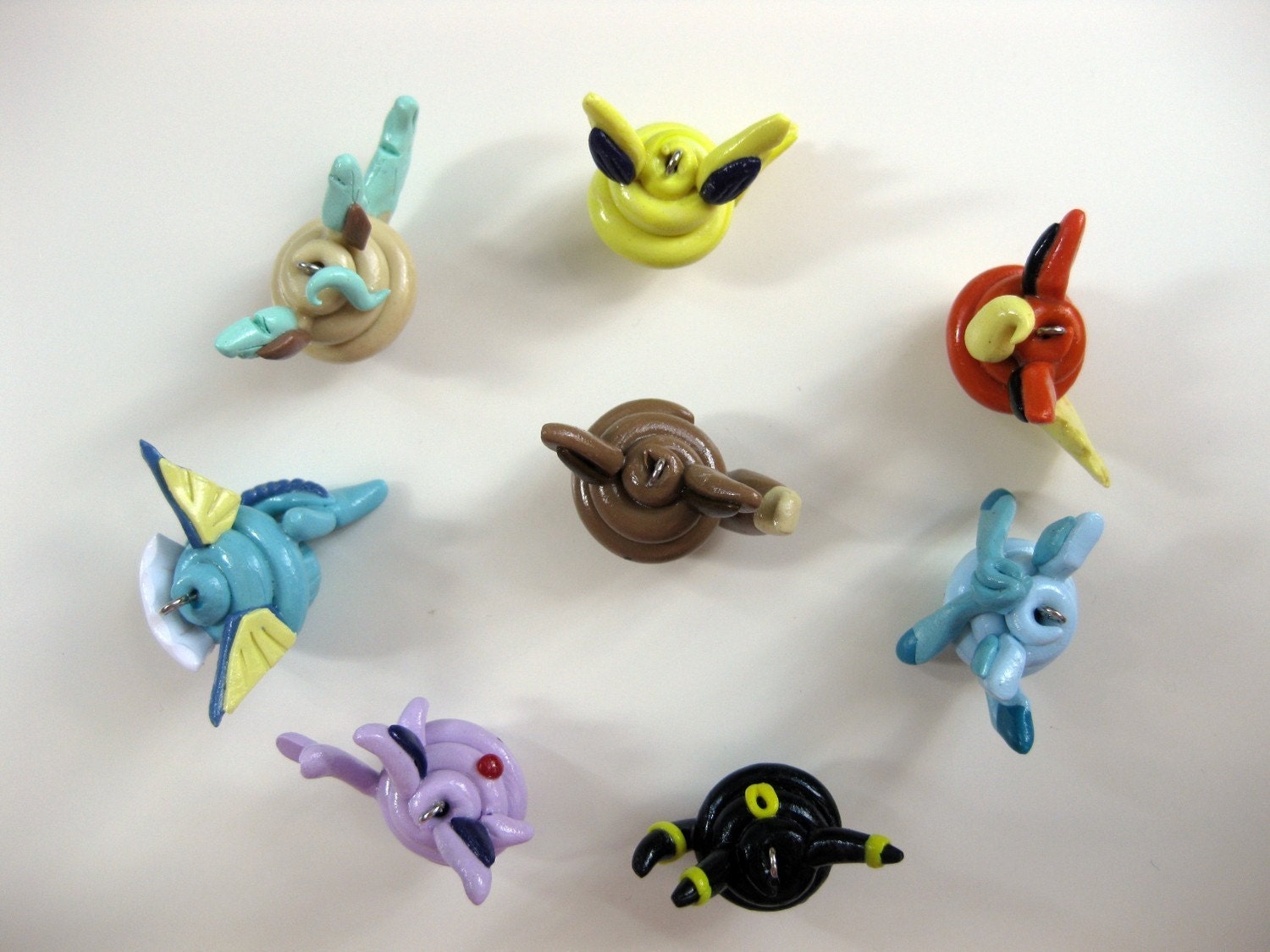 Eevee Evolution Complete Pendant Set