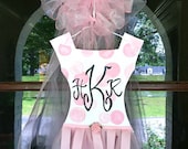 Personalized Baby Girl Door Hanger