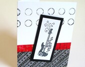 Unisex Thank You Card - Congratulations - Rock - Guitar - Music