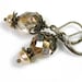 Czech, Freshwater Pearl, Vintage Style Earrings