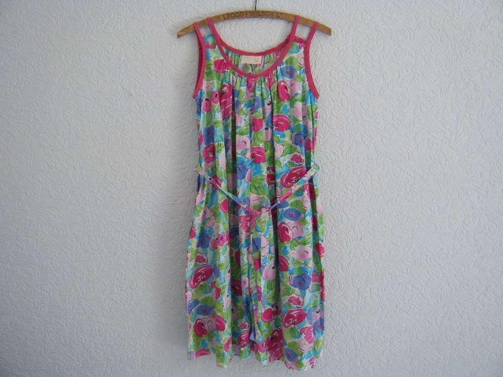 vintage. pond lily summer dress