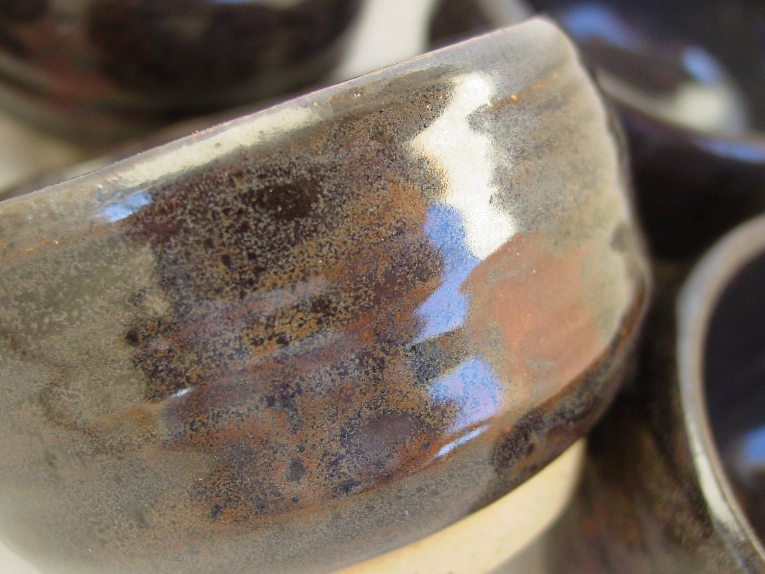 Set of Five Tea Bowls, Chawan