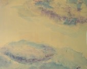 Clouds in the Sky -Original Watercolor Painting