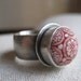 alainn sterling silver & czech glass ring