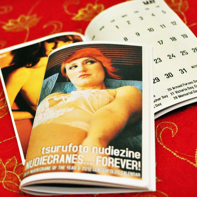 2012 Centerfolds Calendar And 2011 Nudiecrane Of The Year Nudiezine - FULL COLOUR