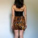 Animal Print Slip Shorts Sheer Scalloped 80s High Waisted XS/ S/ M