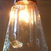 UpCycled ReCycled Repurposed Clear Glassware Blender Pitcher Hanging Pendant Lighting Fixture