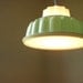 Retro Robins Egg Blue Jell-O Mold Tupperware TupperLight Upcycled Hanging Pendant Lighting Fixture - BootsNGus Lamp Design
