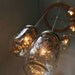Spiral Carousel Mason Jar Chandelier Mason Jar Lighting Swag Lamp Handcrafted Upcycled BootsNGus Hanging Pendant Light Fixture