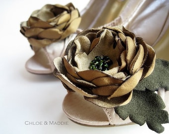 SIENNA flower shoe clips