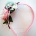 ADDISON Vintage Inspired handmade garden flower headband