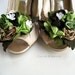 LETA Handmade earthy floral bouquet shoe clips, weddings, special occasions