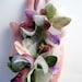 Reserved for Lindsey JOSEPHINA silk and velvet floral fronds shoe clips, For weddings, Photography prop, special occasions