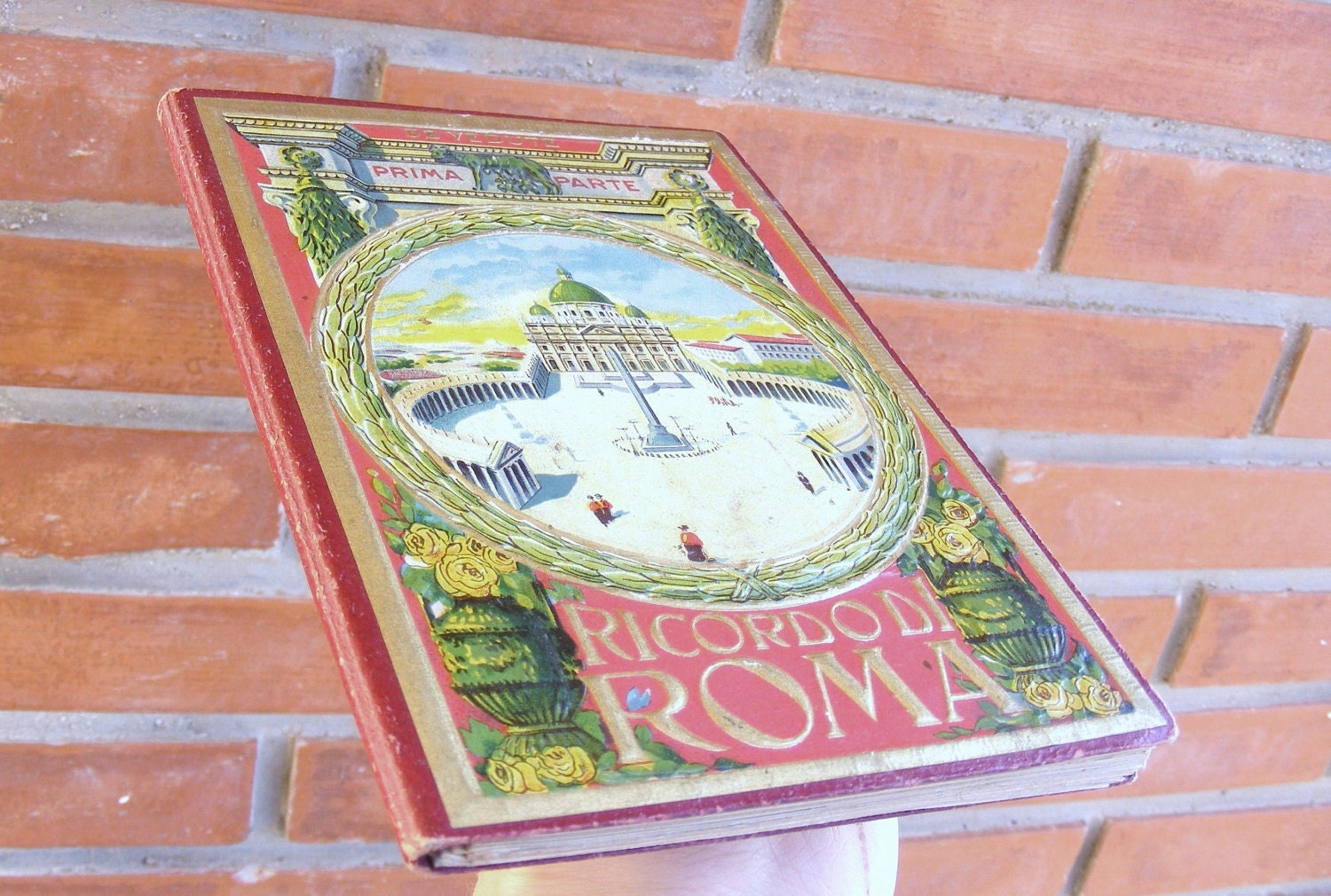 Memories of Rome - series of prints in Rome, book circa 1900