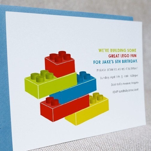Lego And Invitations