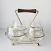 Mid Century Drink Caddy Set