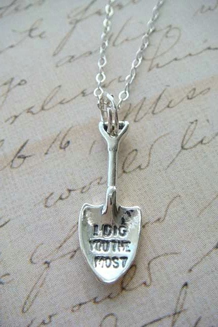 I Dig You the Most - Sterling Silver Charm