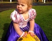Tangled Rapunzel Dress, adjustable sizing for years of wear