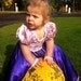 Tangled Rapunzel Dress, adjustable sizing for years of wear