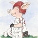 Arkansas Razorback Baseball "Piggie" - 9x12" Watercolor Fine Art Print