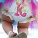 Princess of Hearts Tutti Fruitti Personalized Diaper Cover