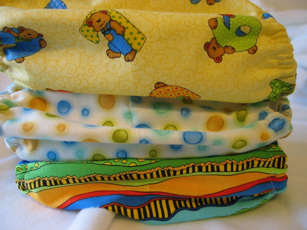 Dry Bunz Flip Diaper with Pockets  Boys  lg 20 lbs & up