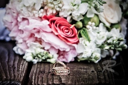 Braided Ring, in multiple gold strands, for the bride