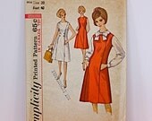 Vintage 60s Princess Style Dress Simplicity Uncut Pattern Size 20 Bust 40