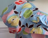 Light Blue Apple and Pear Dress size 3 ready to ship