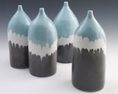 Porcelain 3 Layer Icicles Bottle Set of 4