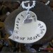 I Carry Your Heart Hand Stamped Necklace
