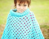 Mommy and Me Poncho Set Crochet Pattern PDF 490