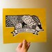 Nebraska State Bird- Western Meadowlark 8 x 10 Print
