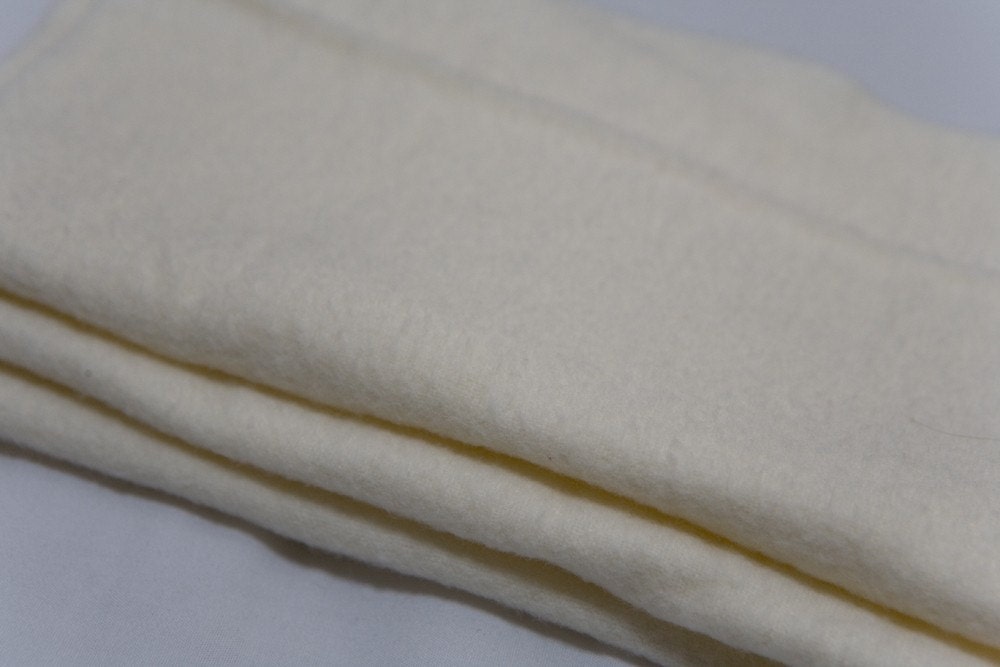 Plain Jane - Neutral Wipes - Set of 6 - Flannel and OBV - ULTRA soft - 6x8