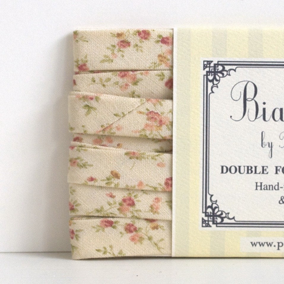 Rambling Rose- 3 Yards Bias Tape from the Sweet Collection